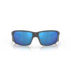Costa Sunglasses Tuna Alley Pro Matte Gray Frame w\ Blue Mirror Lens - BeachToBlvd