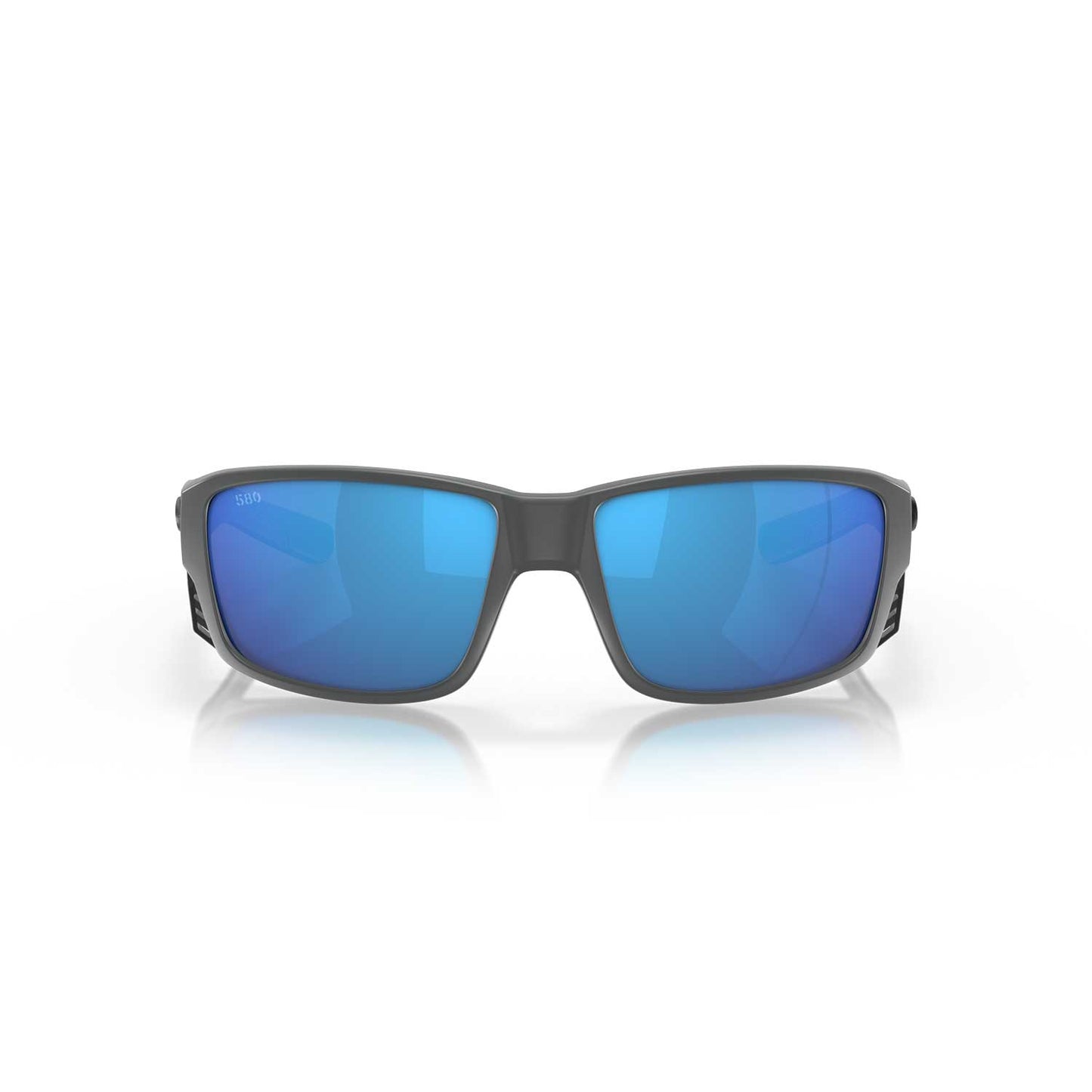 Costa Sunglasses Tuna Alley Pro Matte Gray Frame w\ Blue Mirror Lens
