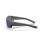 Costa Sunglasses Tuna Alley Pro Matte Gray Frame w\ Blue Mirror Lens - BeachToBlvd