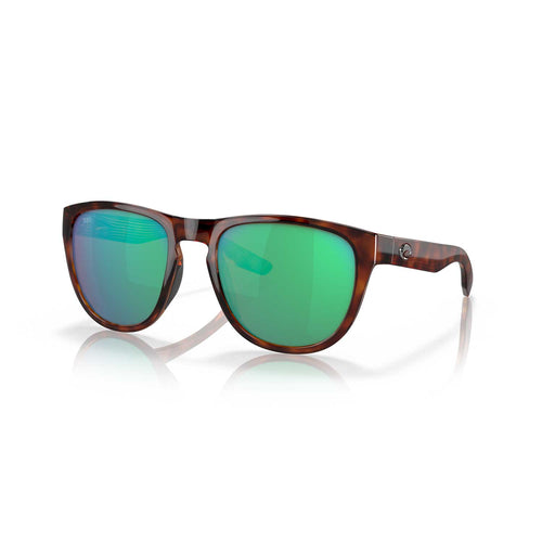 Costa Sunglasses Irie - Tortoise Frame W/ Green Mirror Lens - BeachToBlvd