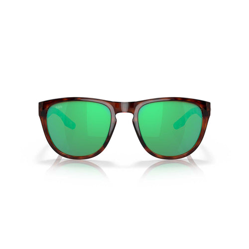 Costa Sunglasses Irie - Tortoise Frame W/ Green Mirror Lens - BeachToBlvd