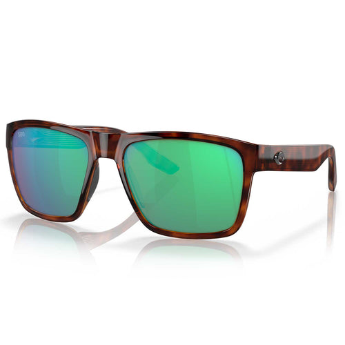 Costa Paunch XL Polarized Sunglasses - Tortoise Frame with Green Mirror Glass Lens