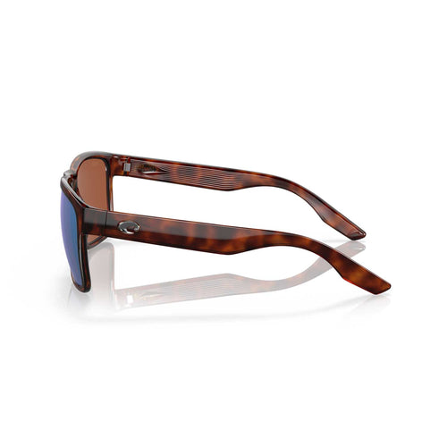 Costa Paunch XL Polarized Sunglasses - Tortoise Frame with Green Mirror Glass Lens - BeachToBlvd