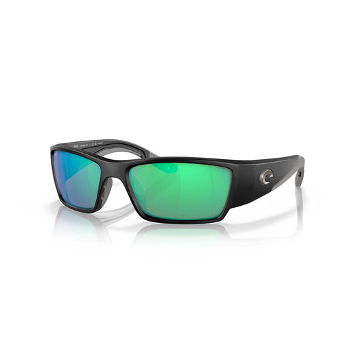 Costa Sunglasses Corbina Pro - Matte Black Frame W/Green Mirror Lens - BeachToBlvd