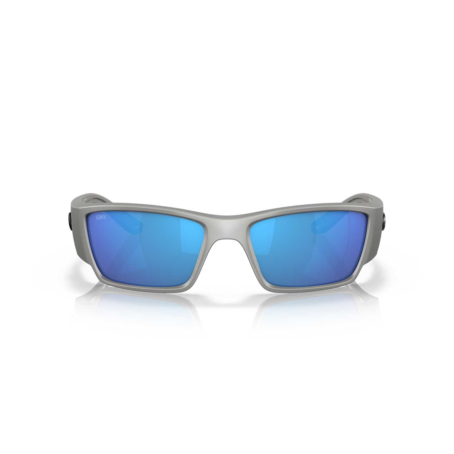 Costa Sunglasses Corbina Pro - Silver Metalic Frame W/Blue Mirror Lens - BeachToBlvd