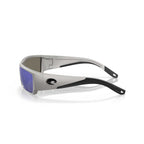 Costa Sunglasses Corbina Pro - Silver Metalic Frame W/Blue Mirror Lens - BeachToBlvd