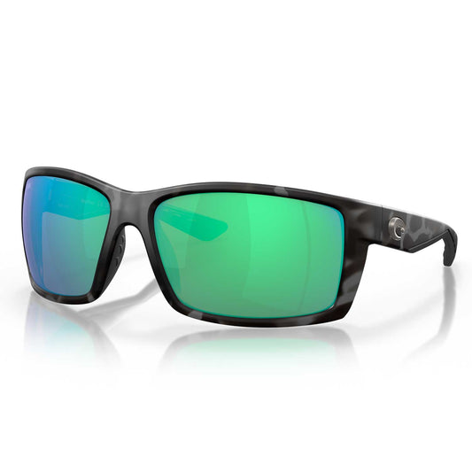 Costa Reefton Polarized Sunglasses - Tiger Shark Frame with Green 580G Glass Lens