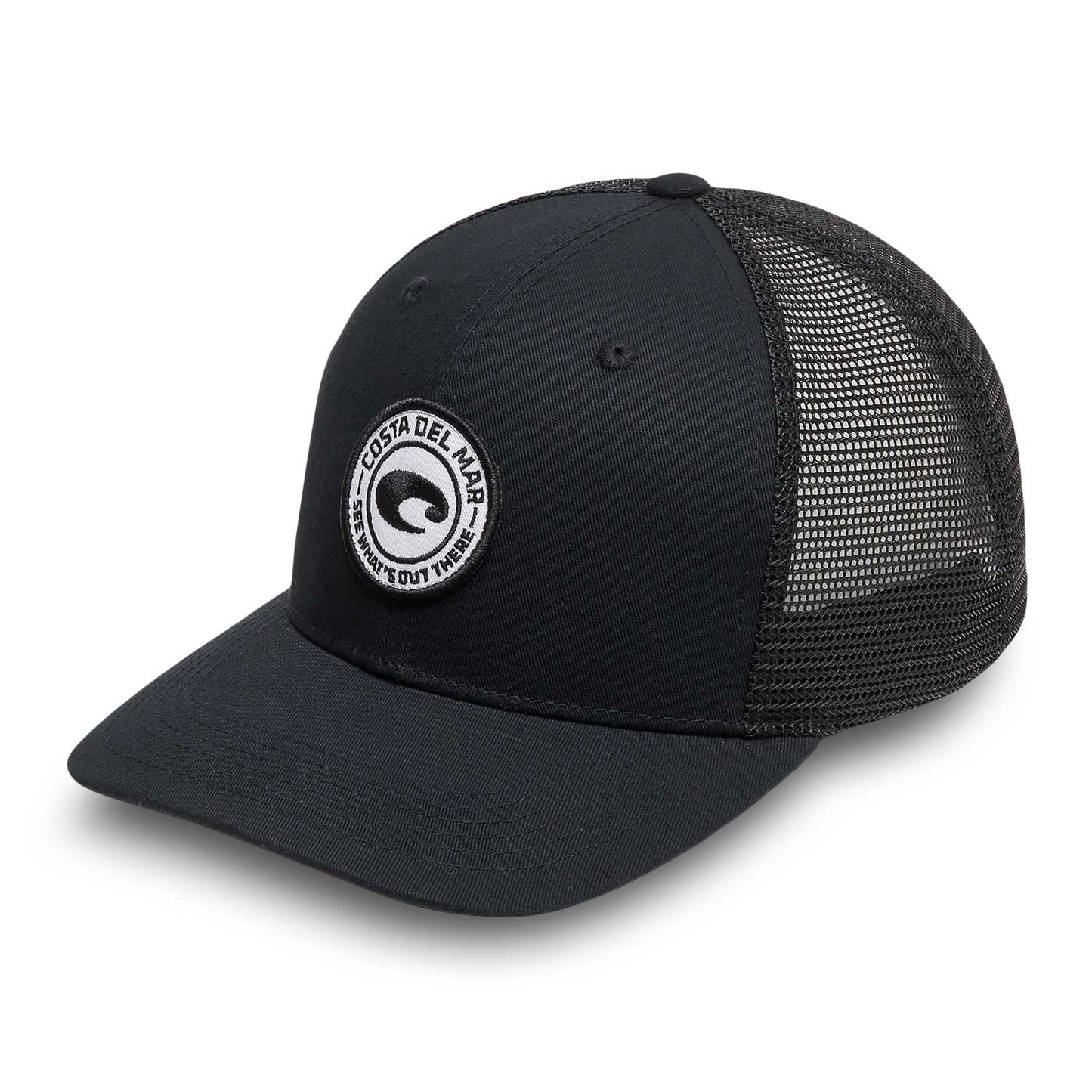 Costa Medallion Trucker Hat - Black