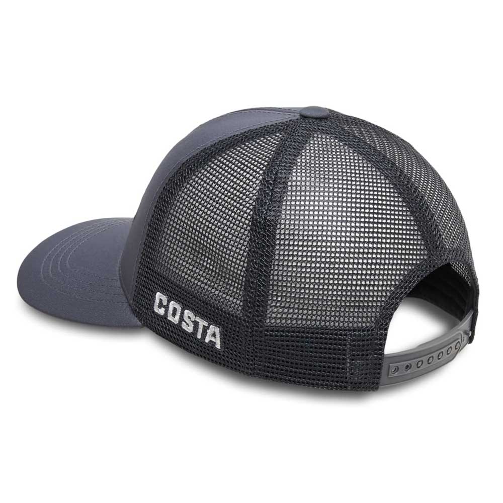 Costa Del Mar Stitched Tuna Trucker Hat - Gray