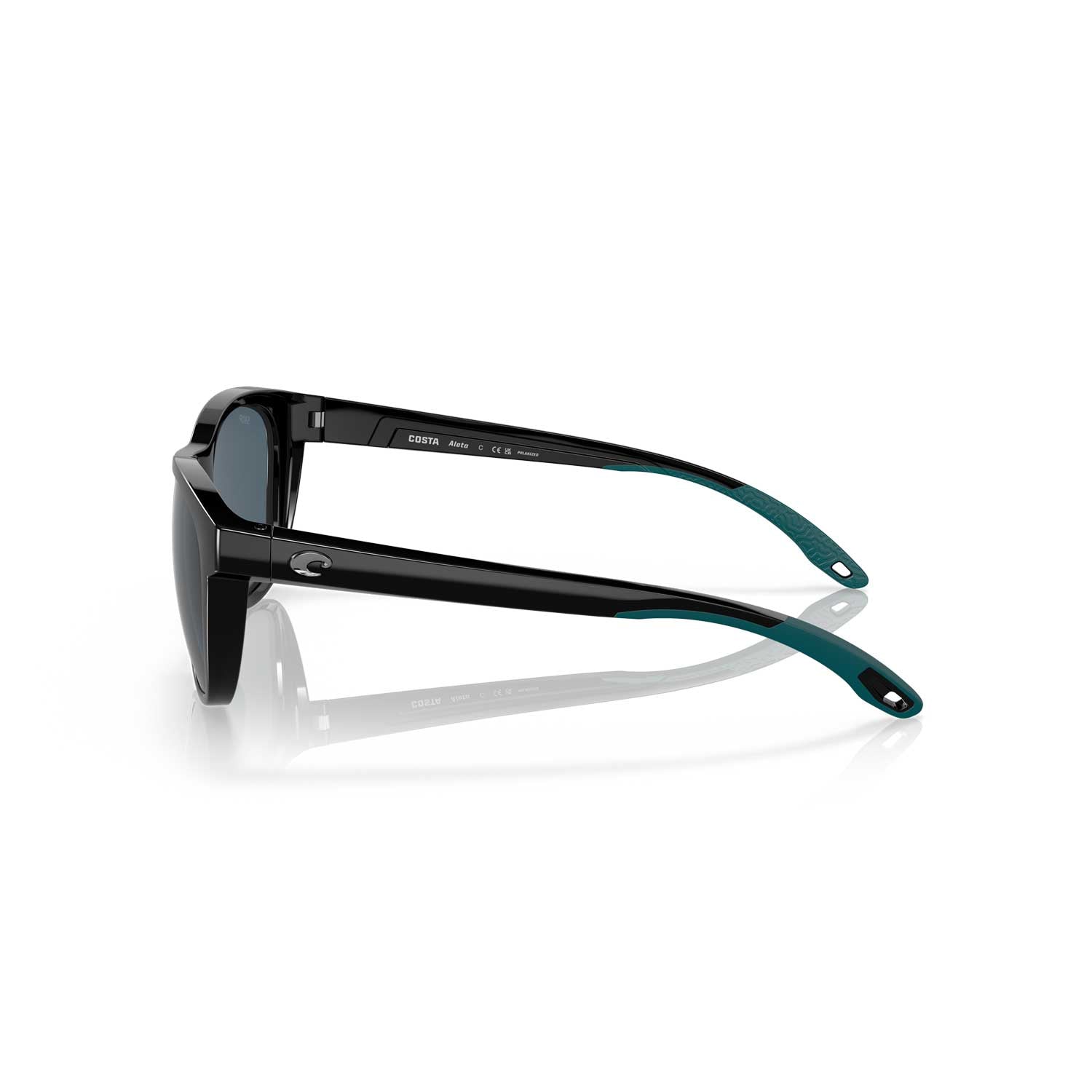 Costa Sunglasses Aleta - Black Frame W/ Gray Lens - BeachToBlvd