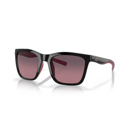 Costa Sunglasses - Panga Blk/Cryst/Fuchsia Frame W/Rose Gradient Lens - BeachToBlvd