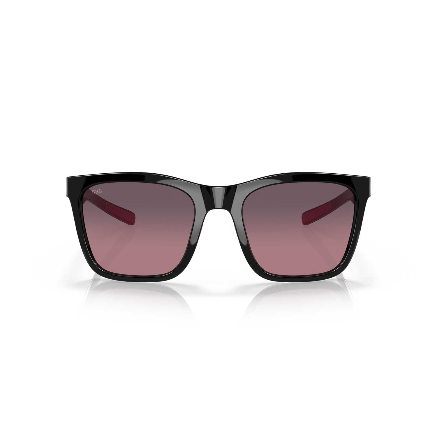 Costa Sunglasses - Panga Blk/Cryst/Fuchsia Frame W/Rose Gradient Lens - BeachToBlvd