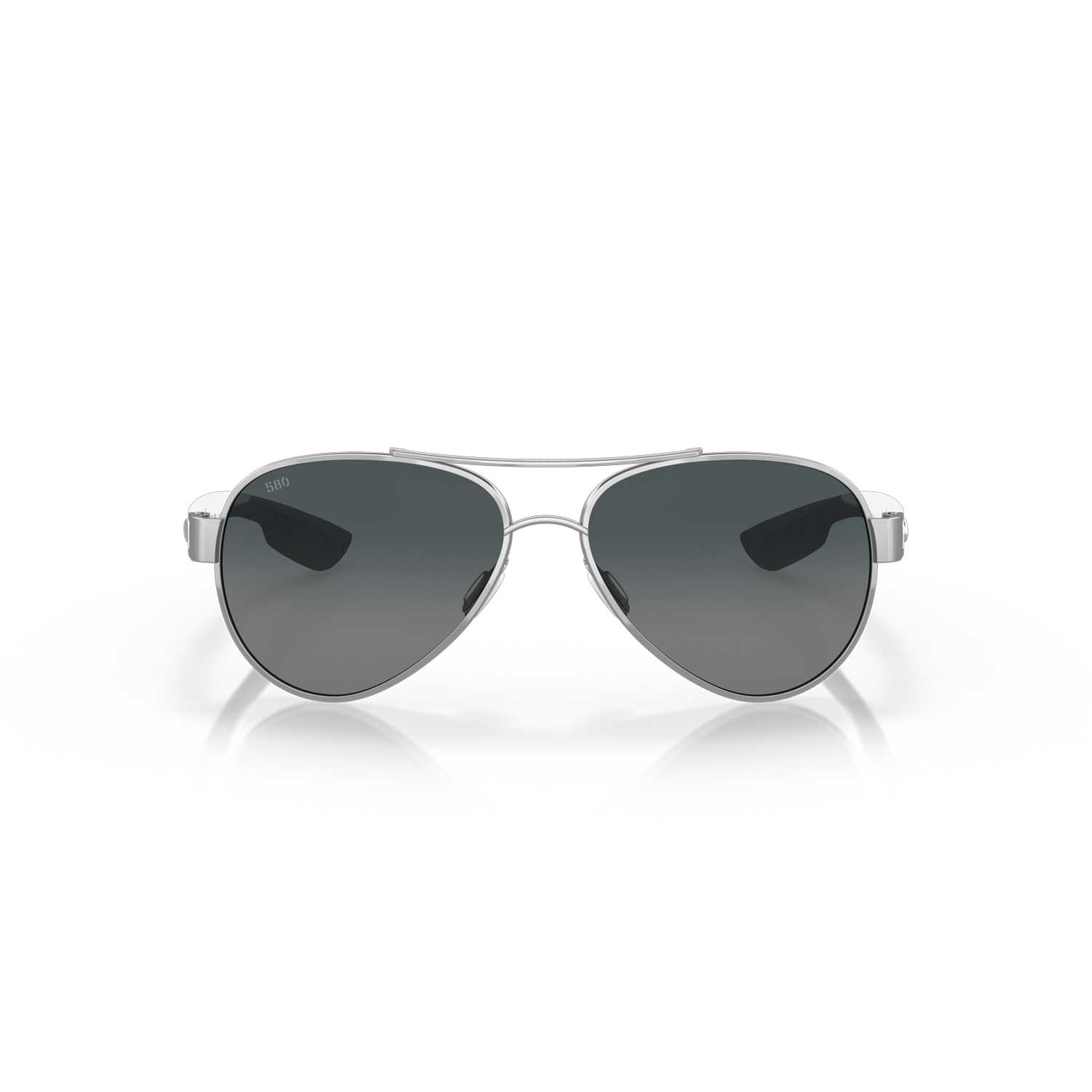 Costa Sunglasses Loreto Polarized - Palladium Frame W/Gray Gradient Glass Lens - BeachToBlvd