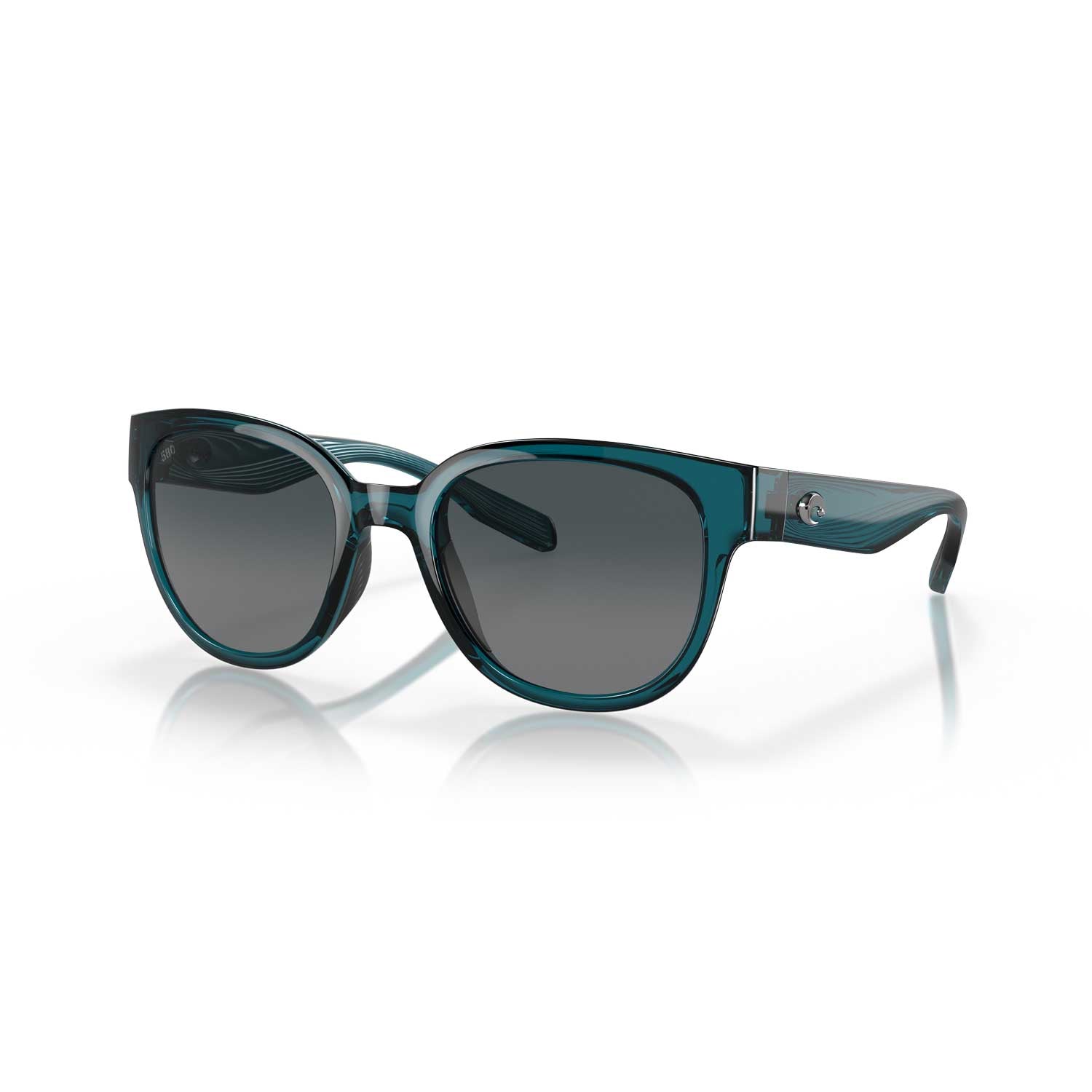 Costa Sunglasses Salina - Teal Frame W/Gray Gradient 580G Lens - BeachToBlvd