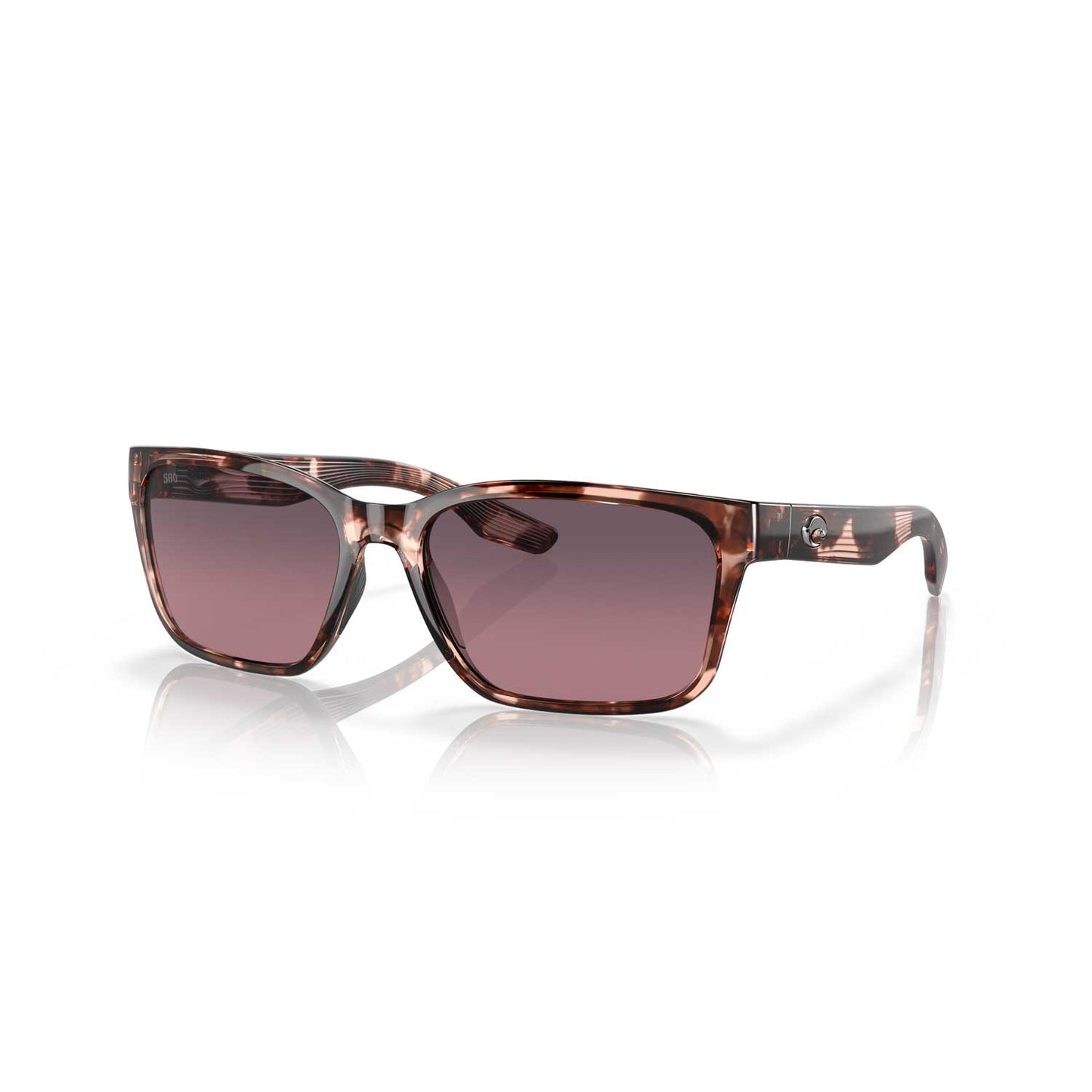 Costa Sunglasses Palmas - Coral Tortoise Frame w/ Rose Gradient Lens