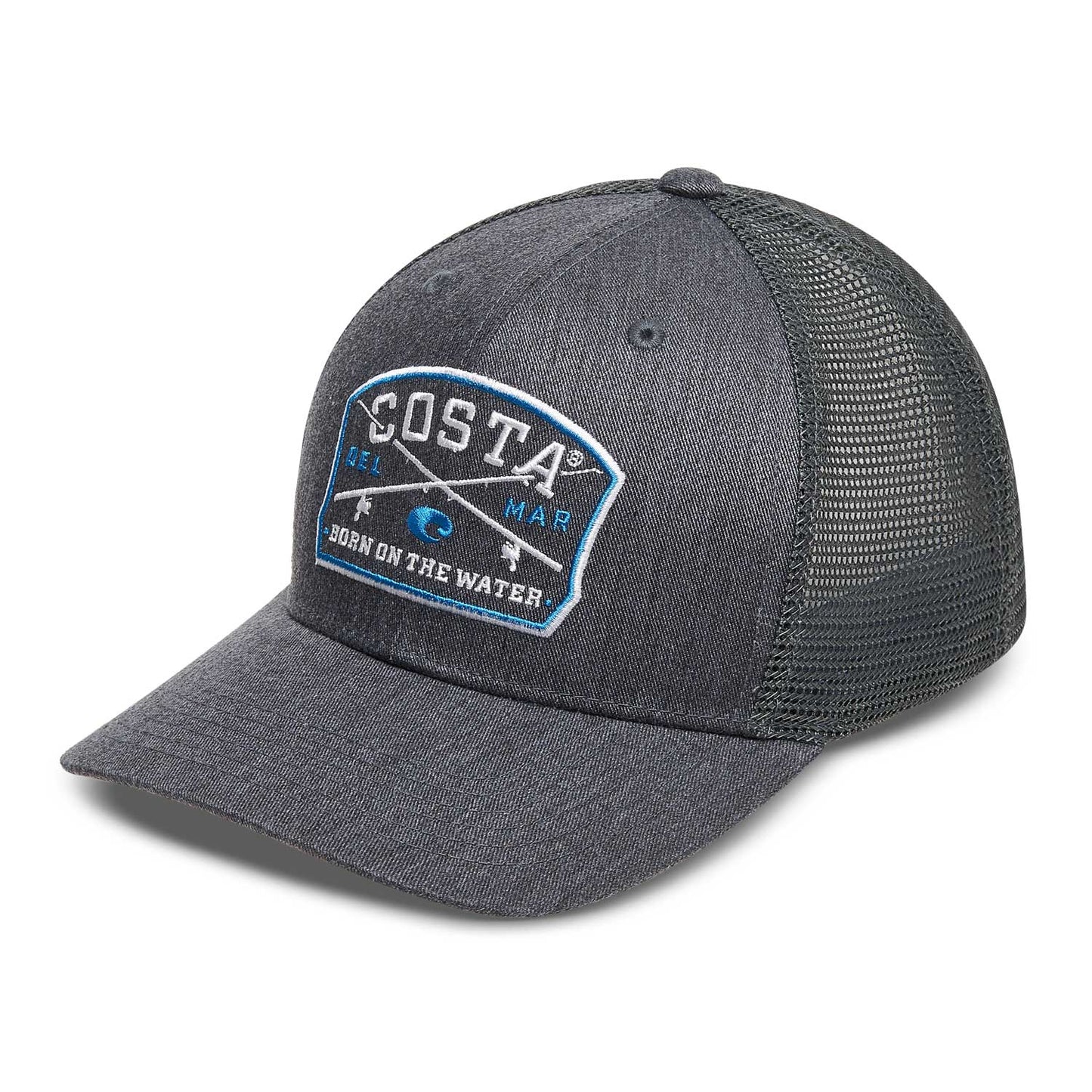 Costa Del Mar Spinners Trucker Hat - Black Heather