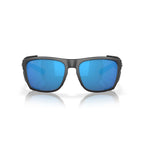 Costa Sunglasses - King Tide Polarized - Black Pearl Frame w/ Blue Mirror Glass Lens - BeachToBlvd