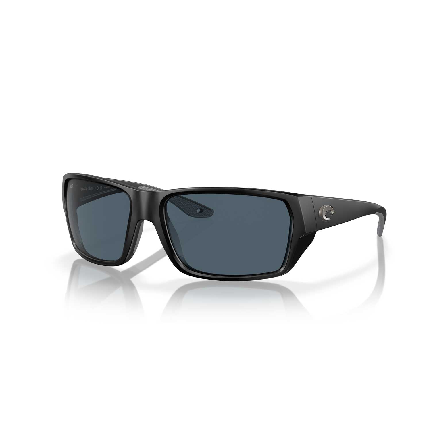 Costa Sunglasses - Tailfin Polarized - Matte Black Frame w/ Gray Lens - BeachToBlvd