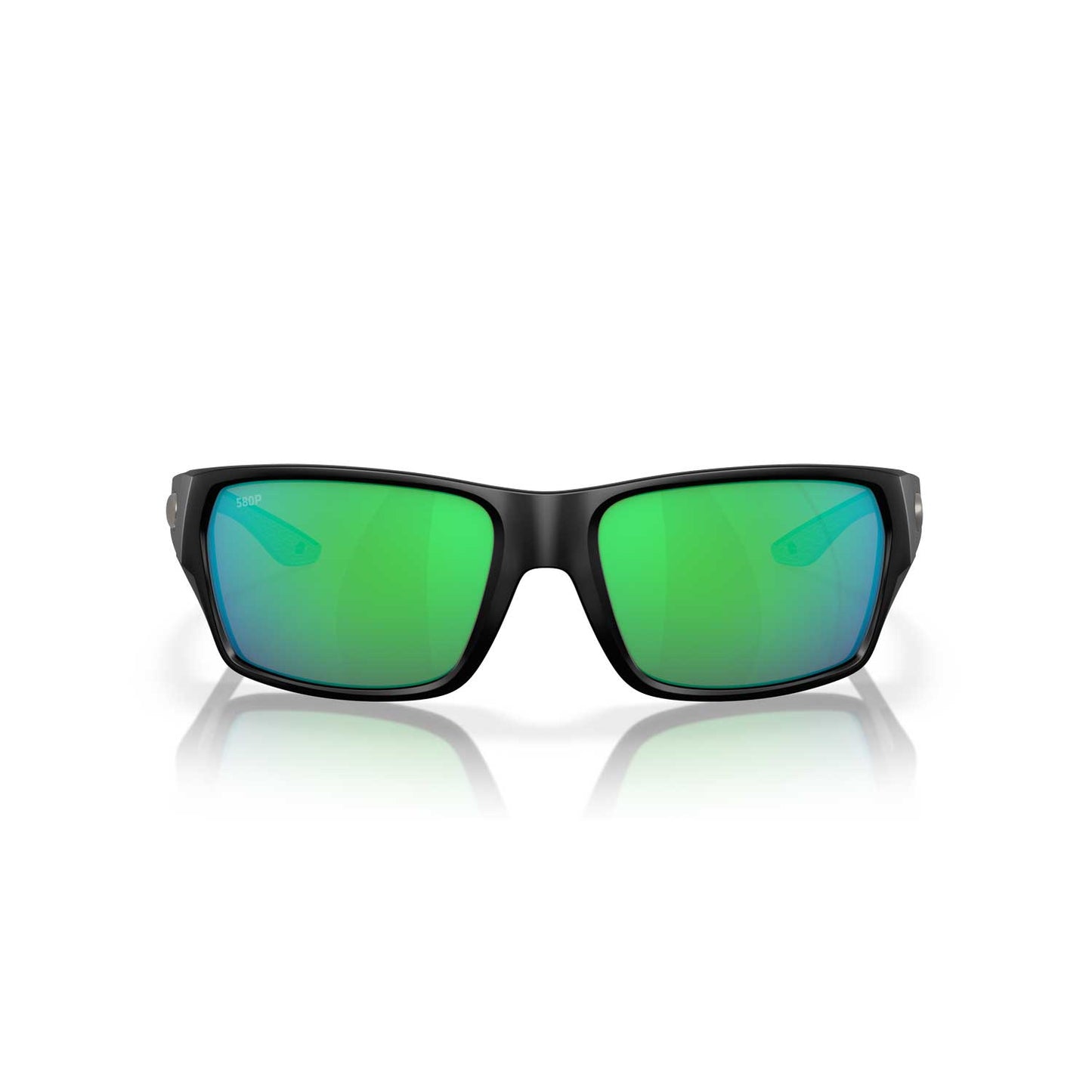 Costa Sunglasses - Tailfin Polarized - Matte Black Frame w/ Green Mirror Lens