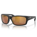Costa Jose Pro Polarized Sunglasses - Matte Black Frame with Gold Glass Mirror Lens