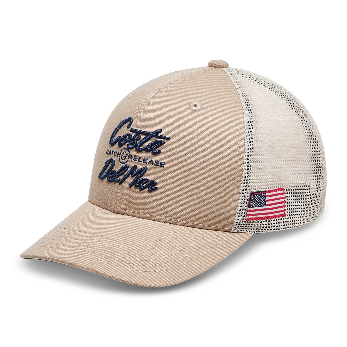 Costa Del Mar Motto Trucker Hat - Dark Sage - Adjustable