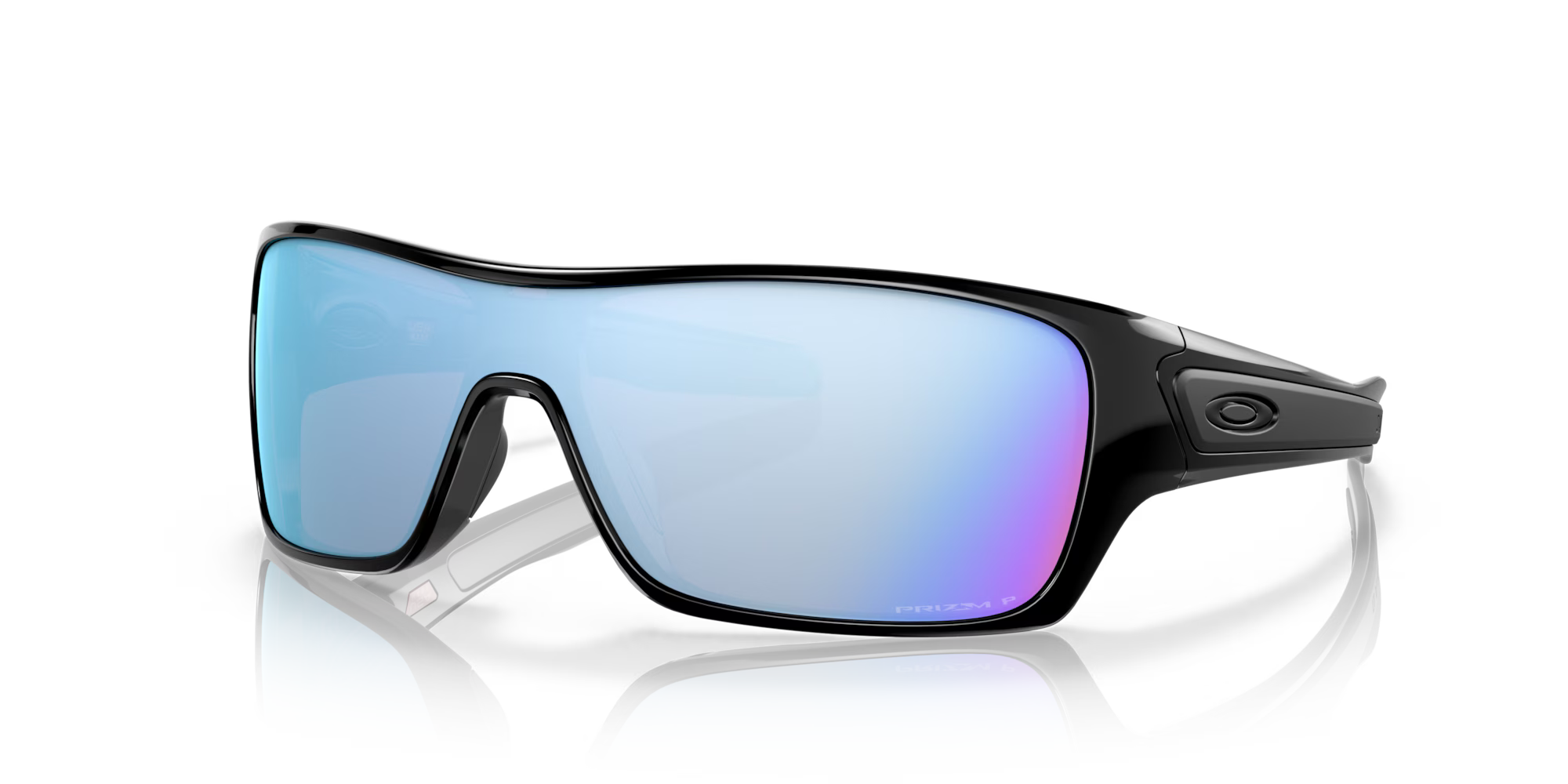 Oakley Turbine Rotor 0009307- Prizm deep water polarized Lenses, Polished black Frame