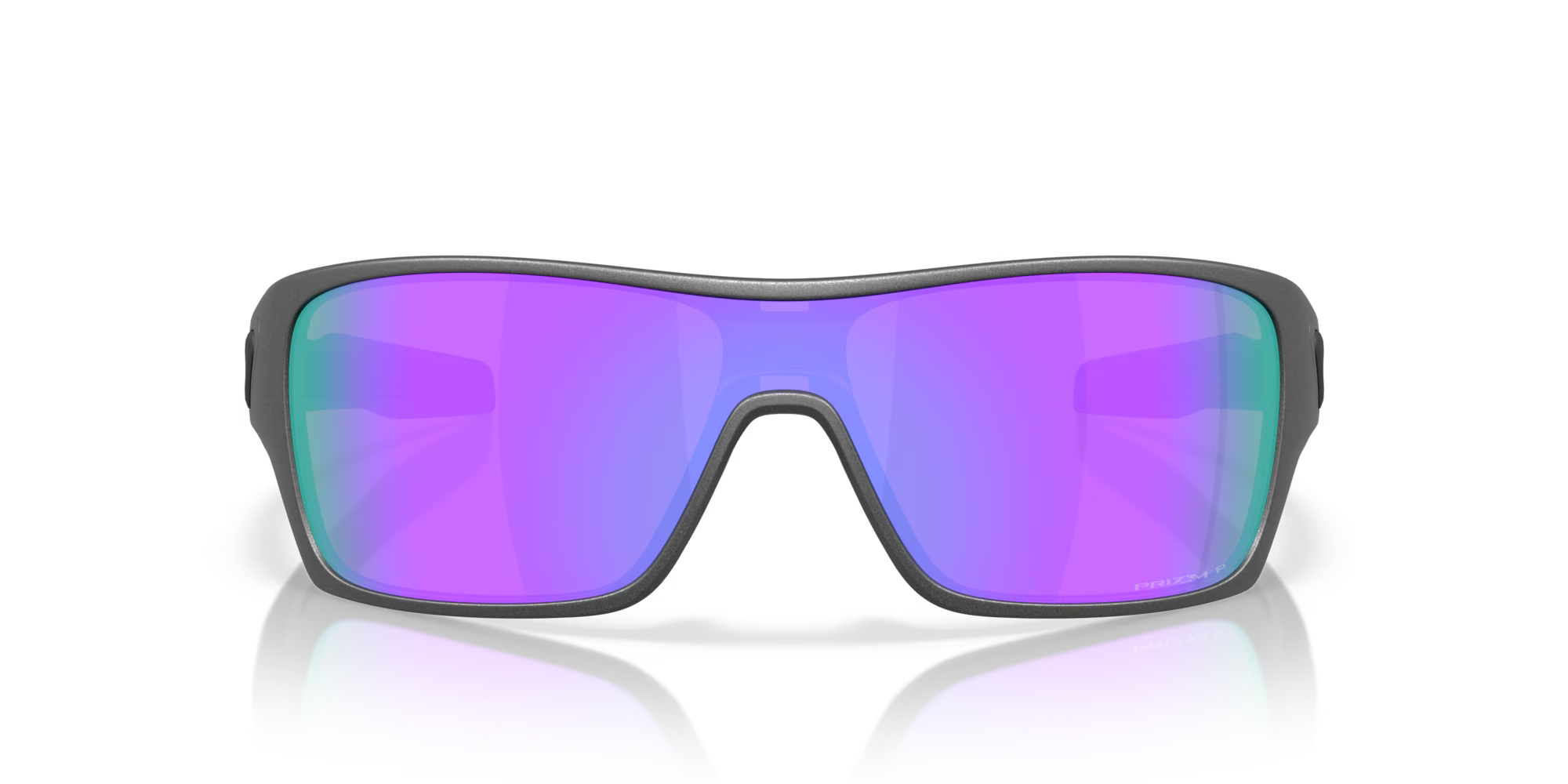 Oakley Turbine Rotor 0009307- Prizm violet polarized Lenses, Matte steel Frame