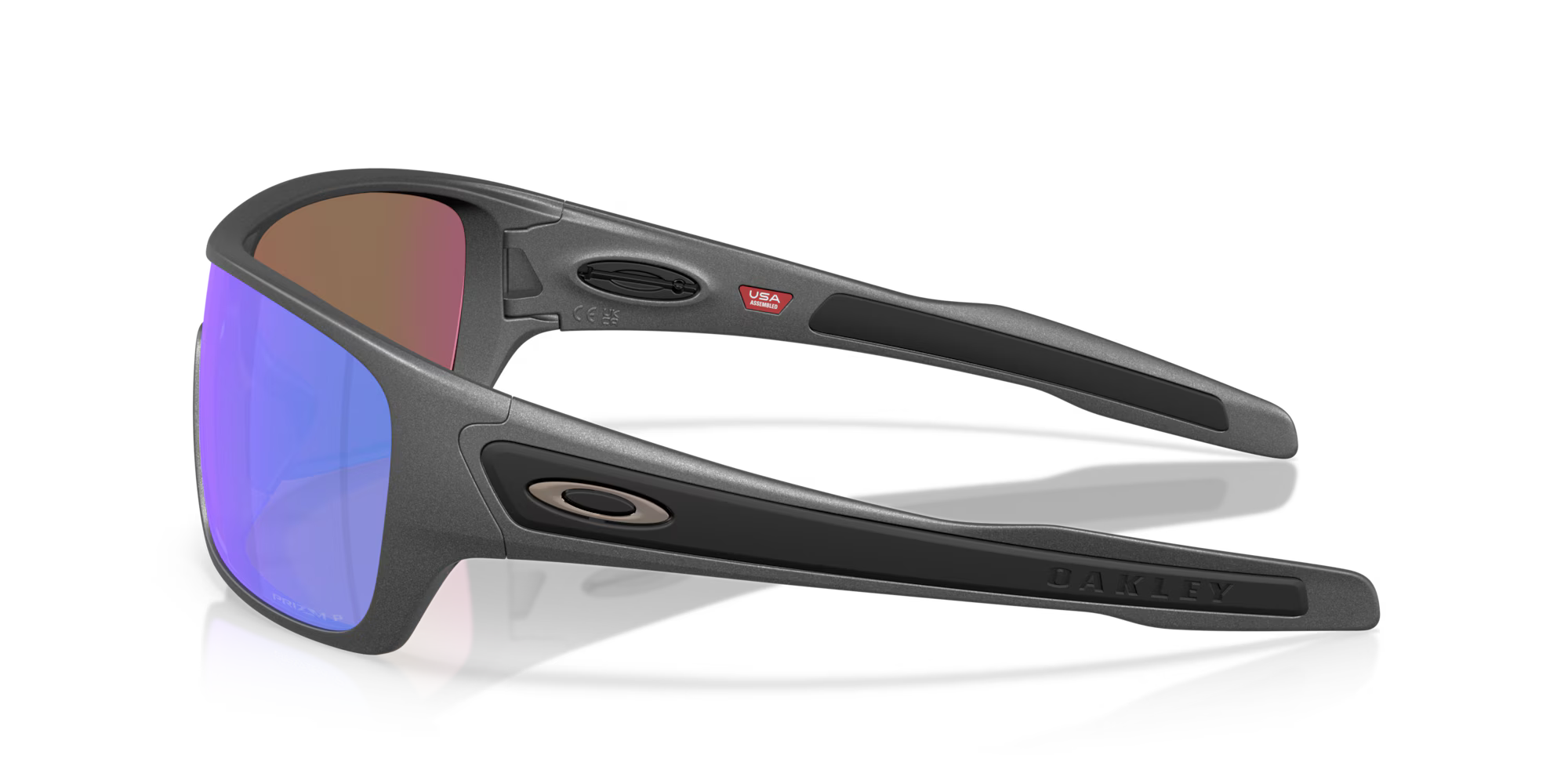 Oakley Turbine Rotor 0009307- Prizm violet polarized Lenses, Matte steel Frame