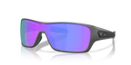 Oakley Turbine Rotor 0009307- Prizm violet polarized Lenses, Matte steel Frame
