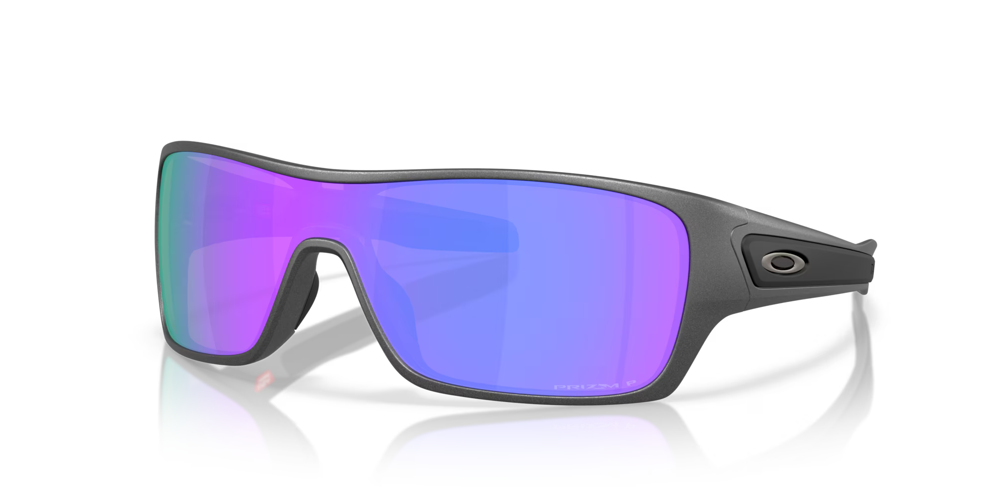 Oakley Turbine Rotor 0009307- Prizm violet polarized Lenses, Matte steel Frame