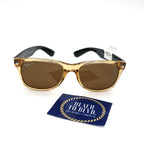 Ray-Ban RB2132 New Wayfarer- Honey / Crystal Brown Polarized Lens (945/57)