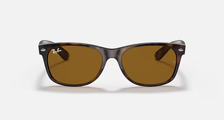 Ray Ban New Wayfarer Classic 0RB2132- Polished Light Havana/Brown