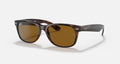 Ray Ban New Wayfarer Classic 0RB2132- Polished Light Havana/Brown
