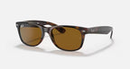 Ray Ban New Wayfarer Classic 0RB2132- Polished Light Havana/Brown