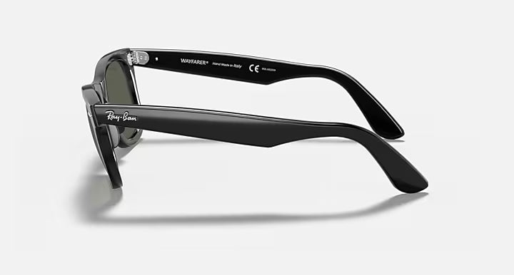 Ray-Bans RB2140 ORIGINAL WAYFARER CLASSIC- Polished Black / Green Polarized