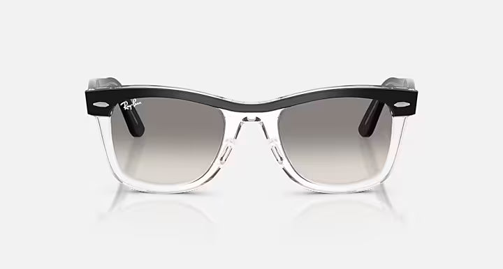 Ray-Ban RB4487 - Polished Black On Transparent / Clear Gradient Grey