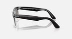 Ray-Ban RB4487 - Polished Black On Transparent / Clear Gradient Grey