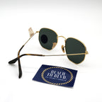 Ray-Ban RB3548N Hexagonal-Gold / Green Lens (001)