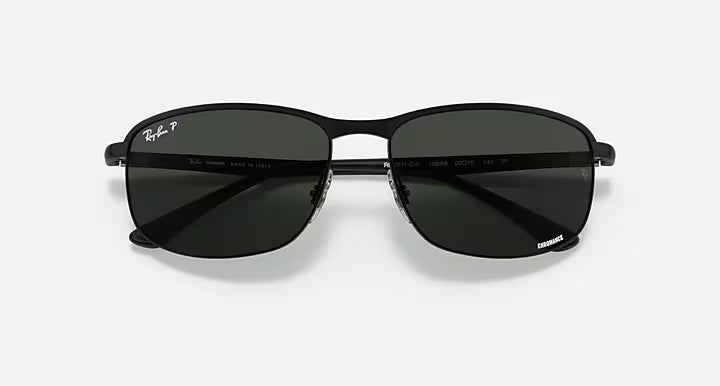 Ray-Ban RB3671- Matte Black/ Dark Grey Polarized