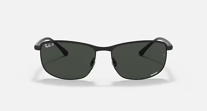 Ray-Ban RB3671- Matte Black/ Dark Grey Polarized