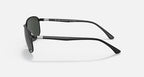 Ray-Ban RB3671- Matte Black/ Dark Grey Polarized
