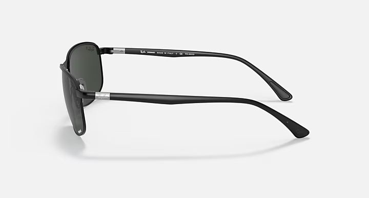 Ray-Ban RB3671- Matte Black/ Dark Grey Polarized