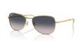 Ray-Ban RB3733 AVIATOR GRADIENT- Polished Arista Gold / Blue