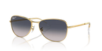 Ray-Ban RB3733 AVIATOR GRADIENT- Polished Arista Gold / Blue