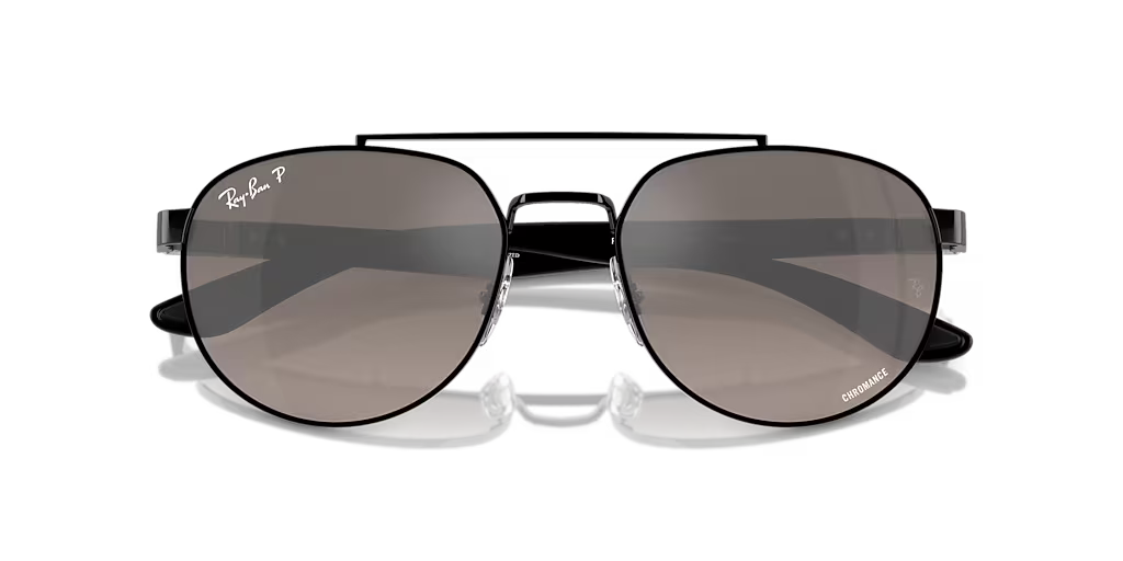 Ray-Ban RB3736CH- Black/Grey Mirror Polarized