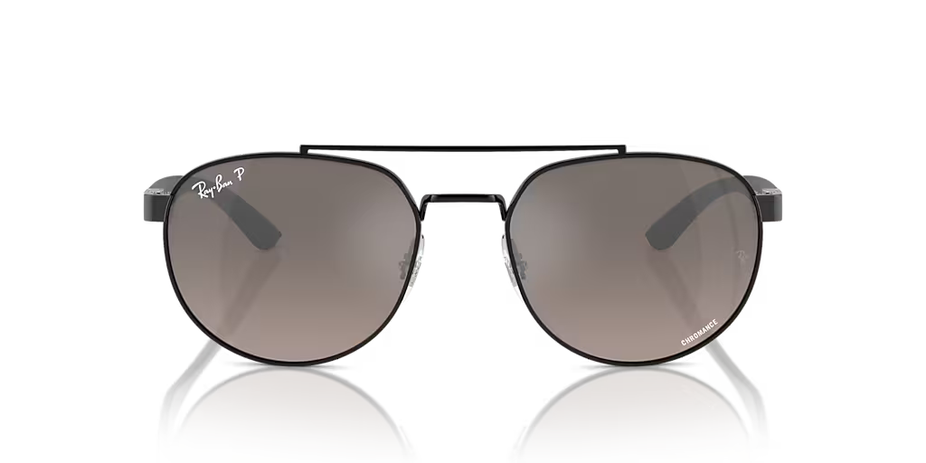 Ray-Ban RB3736CH- Black/Grey Mirror Polarized
