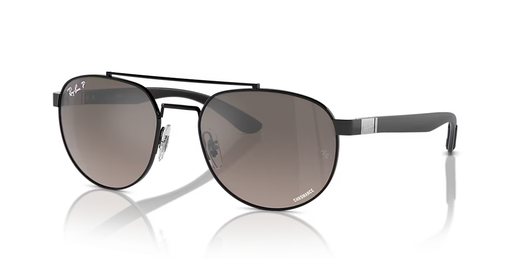 Ray-Ban RB3736CH- Black/Grey Mirror Polarized