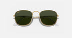 Ray-Ban 0RB3857 Frank- Polished Gold/G-15 Green
