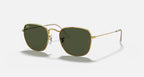 Ray-Ban 0RB3857 Frank- Polished Gold/G-15 Green