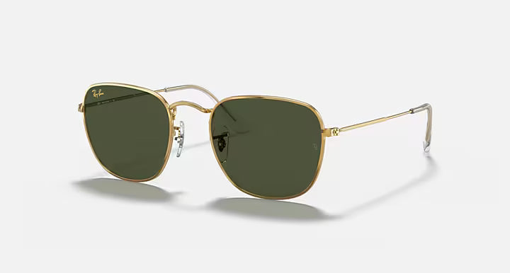 Ray-Ban 0RB3857 Frank- Polished Gold/G-15 Green